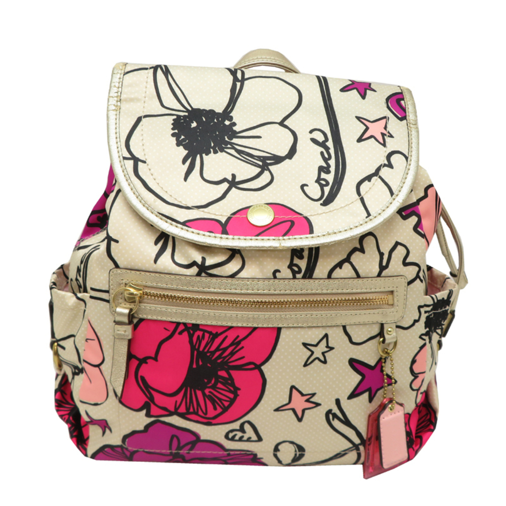 Coach Women's Backpack/Daypack F19284 Nylon Multicolor